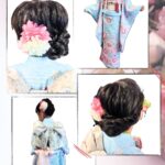 7歳七五三絞りのお着物